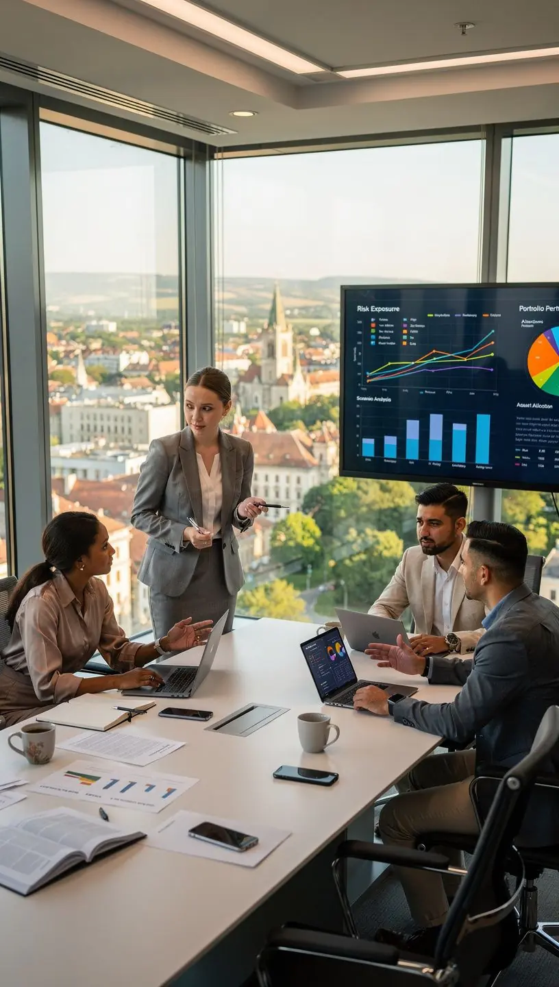 Professional business solutions illustration